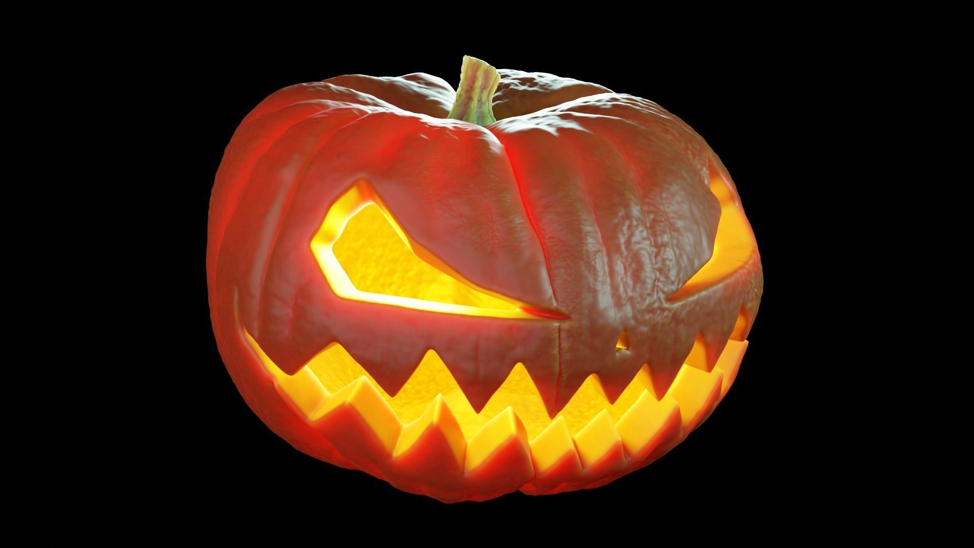 Halloween Pumpkin 3D model_1
