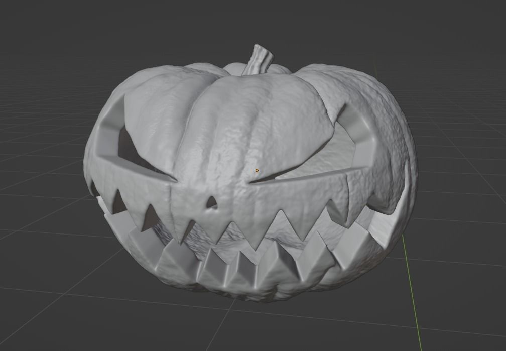 Halloween Pumpkin 3D model_2