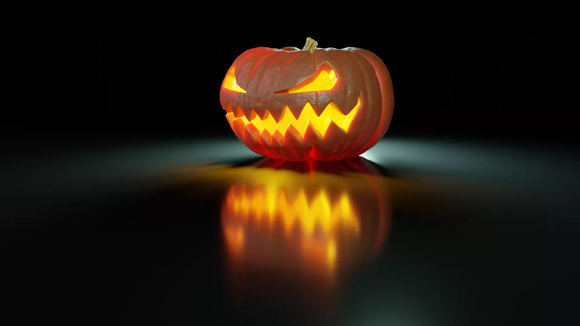 Halloween Pumpkin 3D model_0