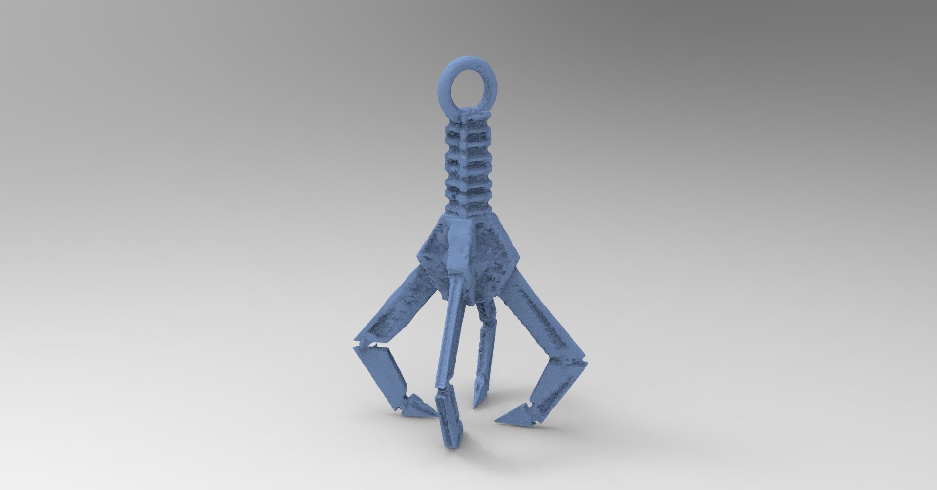 Claw hook  3D model_1