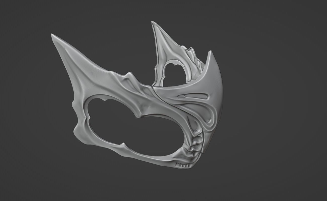Sub Zero mask from MK1 - Polar Vortex 3D print model_17