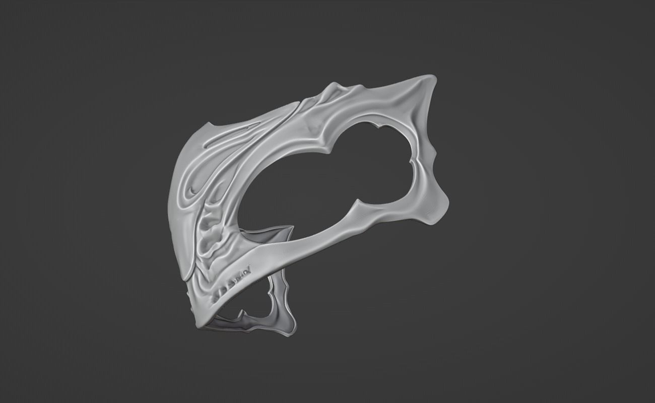Sub Zero mask from MK1 - Polar Vortex 3D print model_16