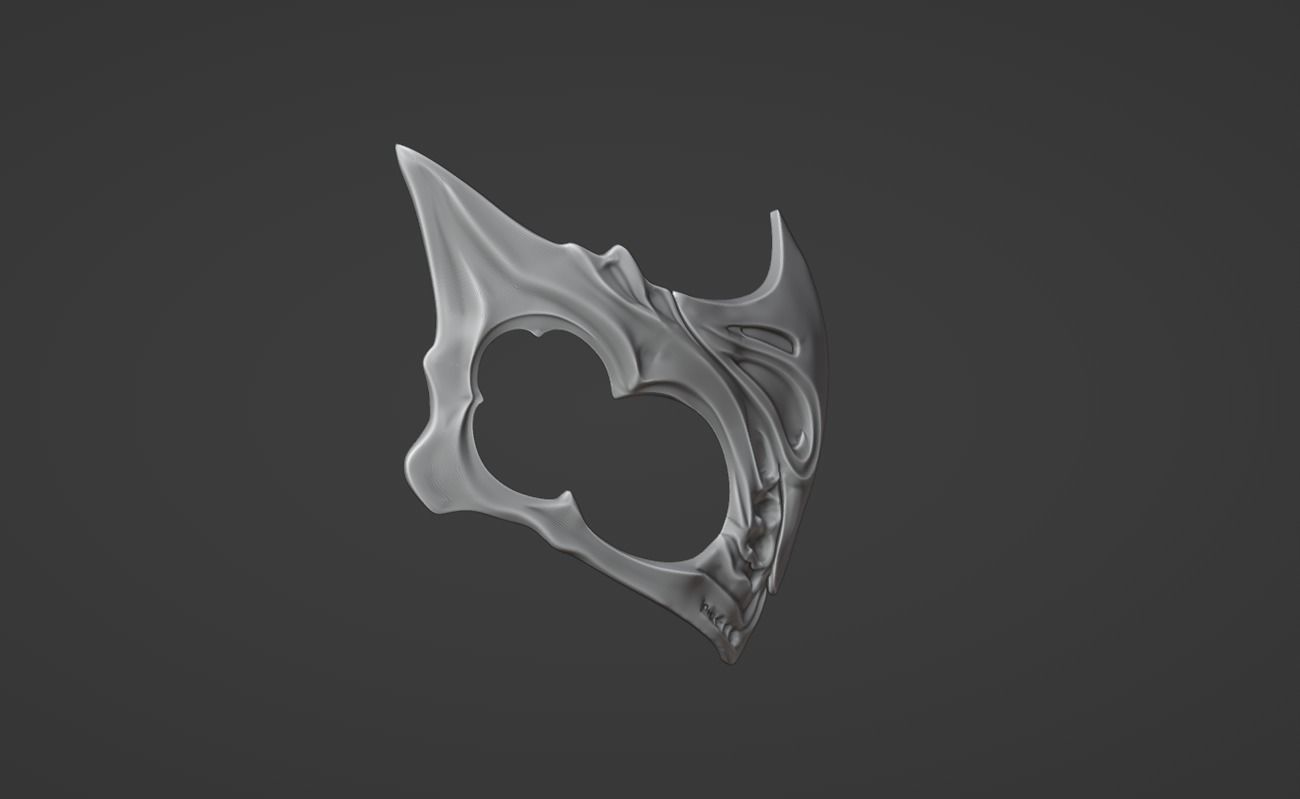 Sub Zero mask from MK1 - Polar Vortex 3D print model_13