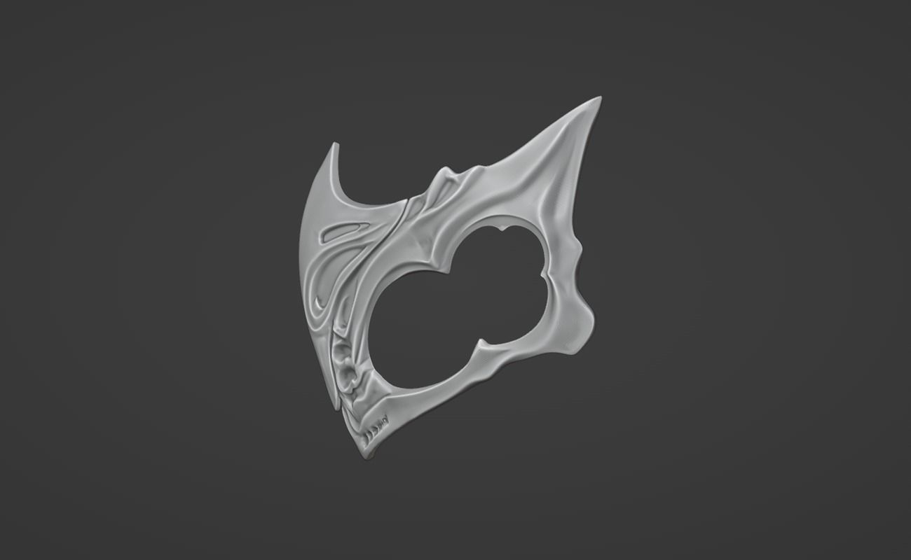 Sub Zero mask from MK1 - Polar Vortex 3D print model_12