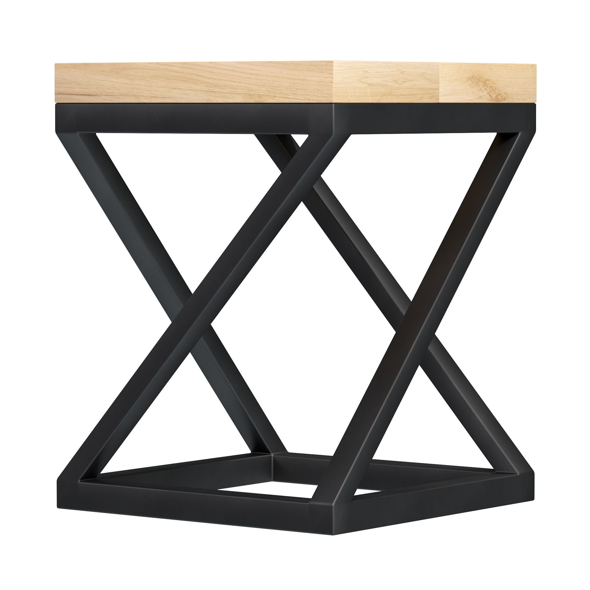 LOFT STOOL DIAGONALS by Pristol 3D model_2