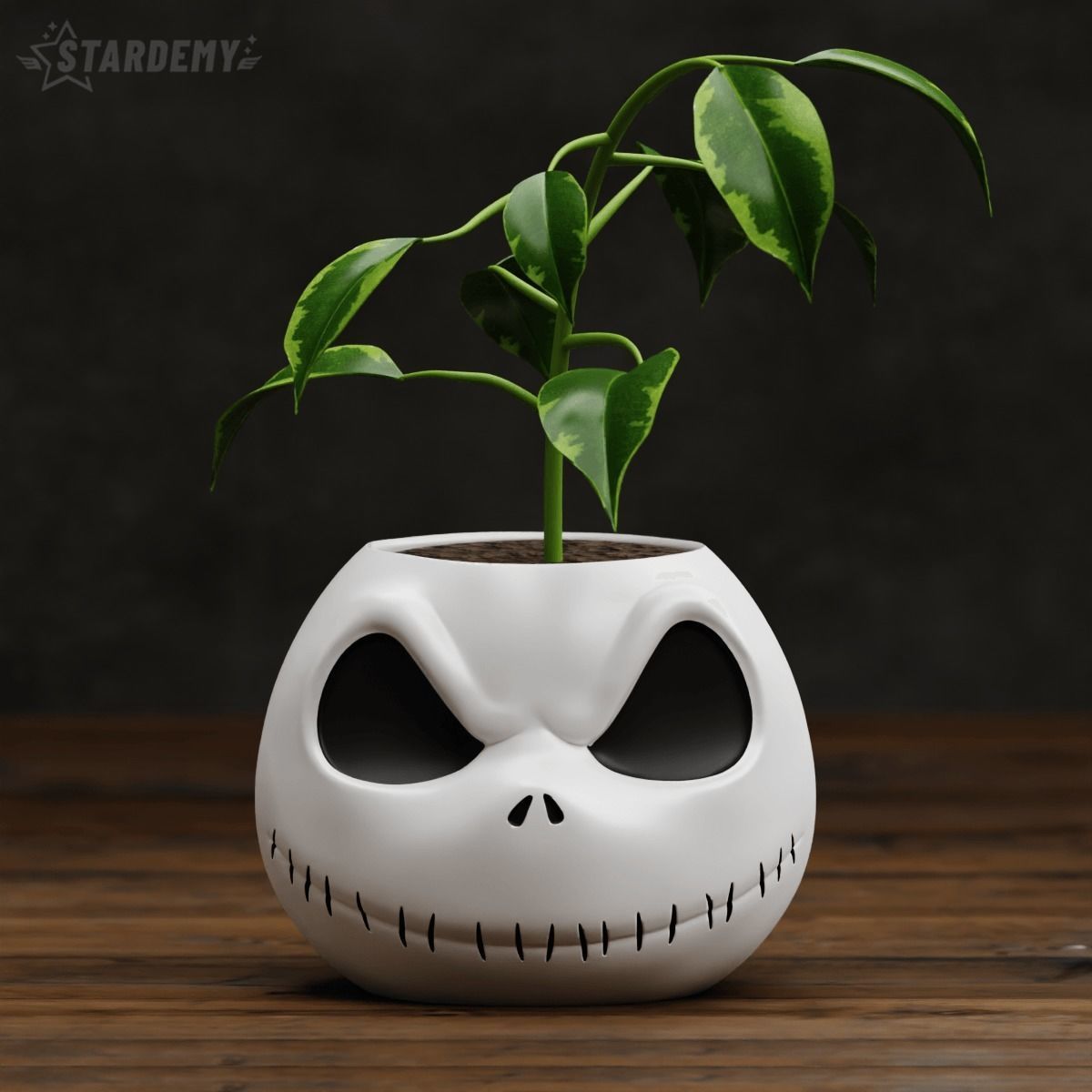 JACK SKELLINGTON BOWL PLANTER SET HALLOWEEN NIGHTMARE CHRISTMAS 3D print model_6