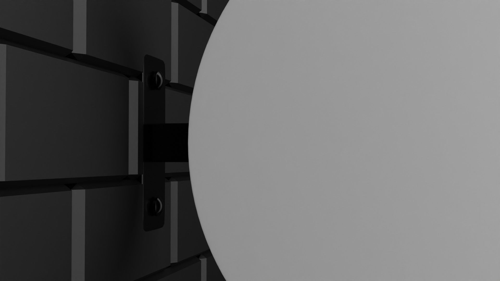 Sign Board on Wall 3D model_2