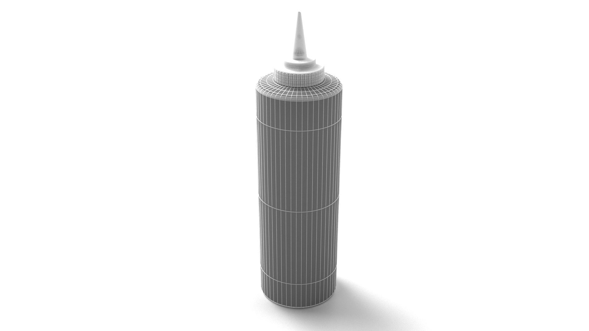 Ketchup Bottle 3D model_7