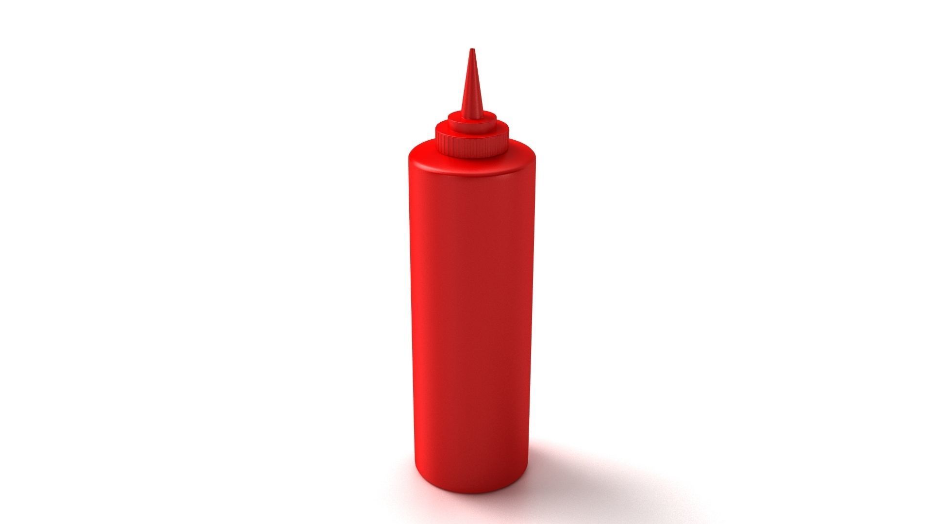 Ketchup Bottle 3D model_1
