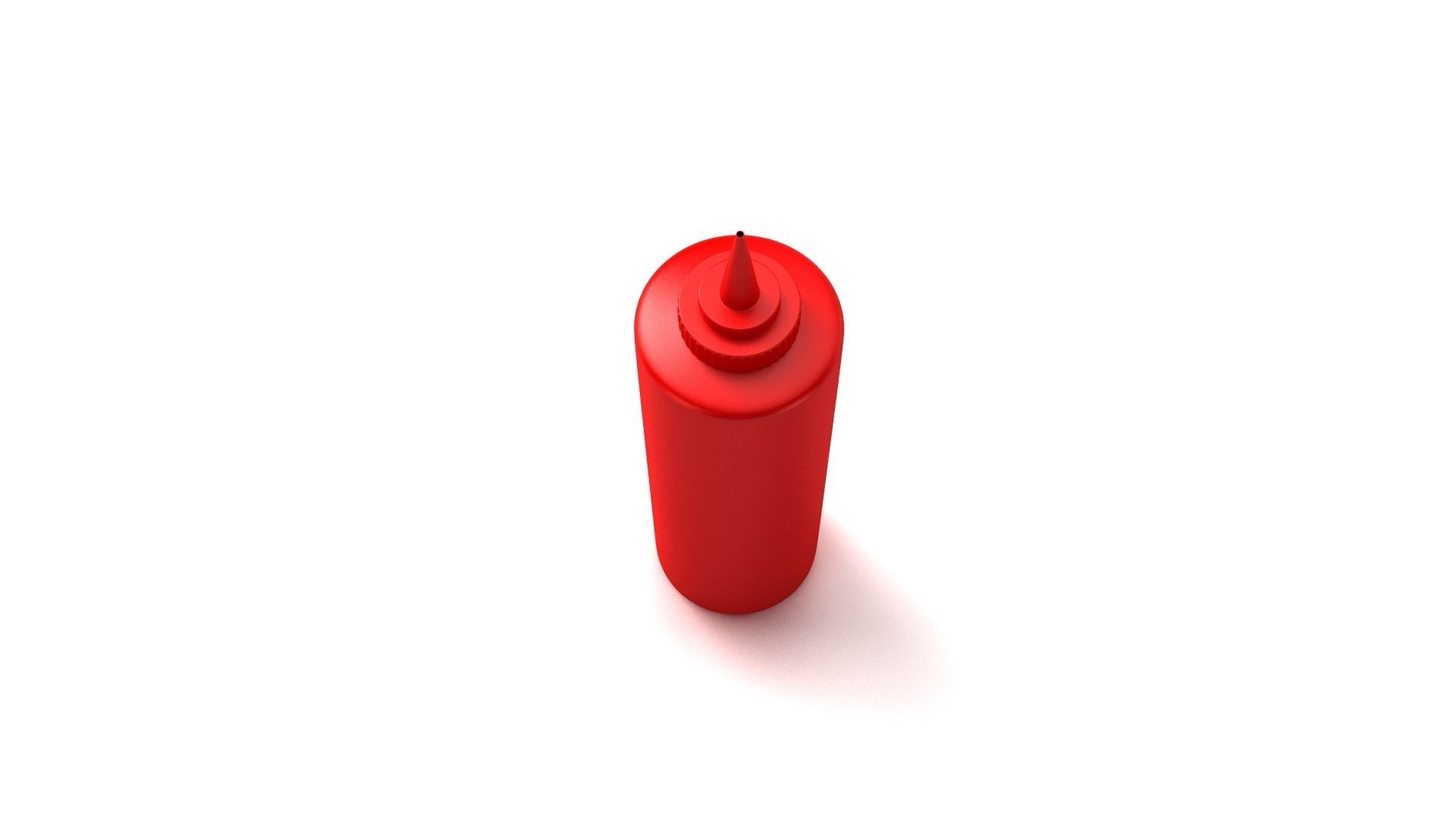Ketchup Bottle 3D model_2