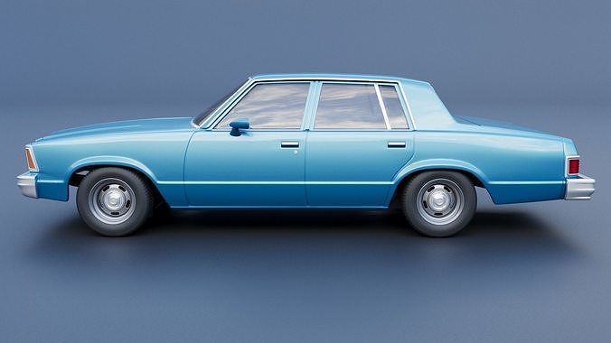 Chevrolet Malibu Malibu 4 Door 1981  3D print model 4