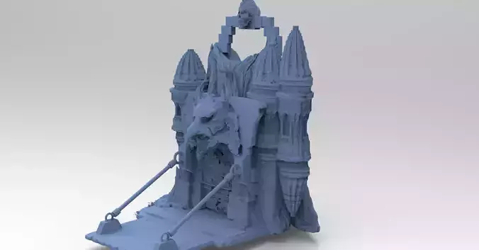 Raven Treehouse Tower gate version 2 