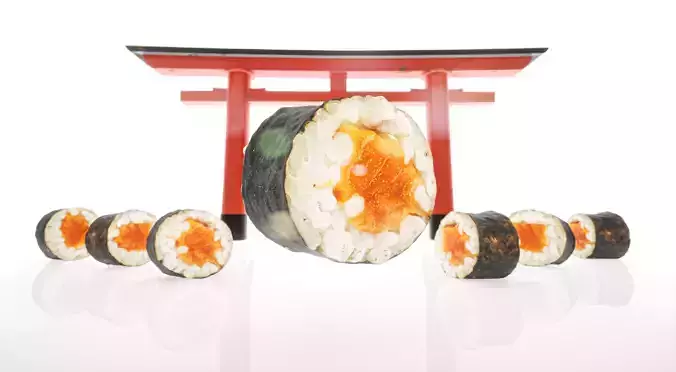 Hosomaki Realistic sushi set