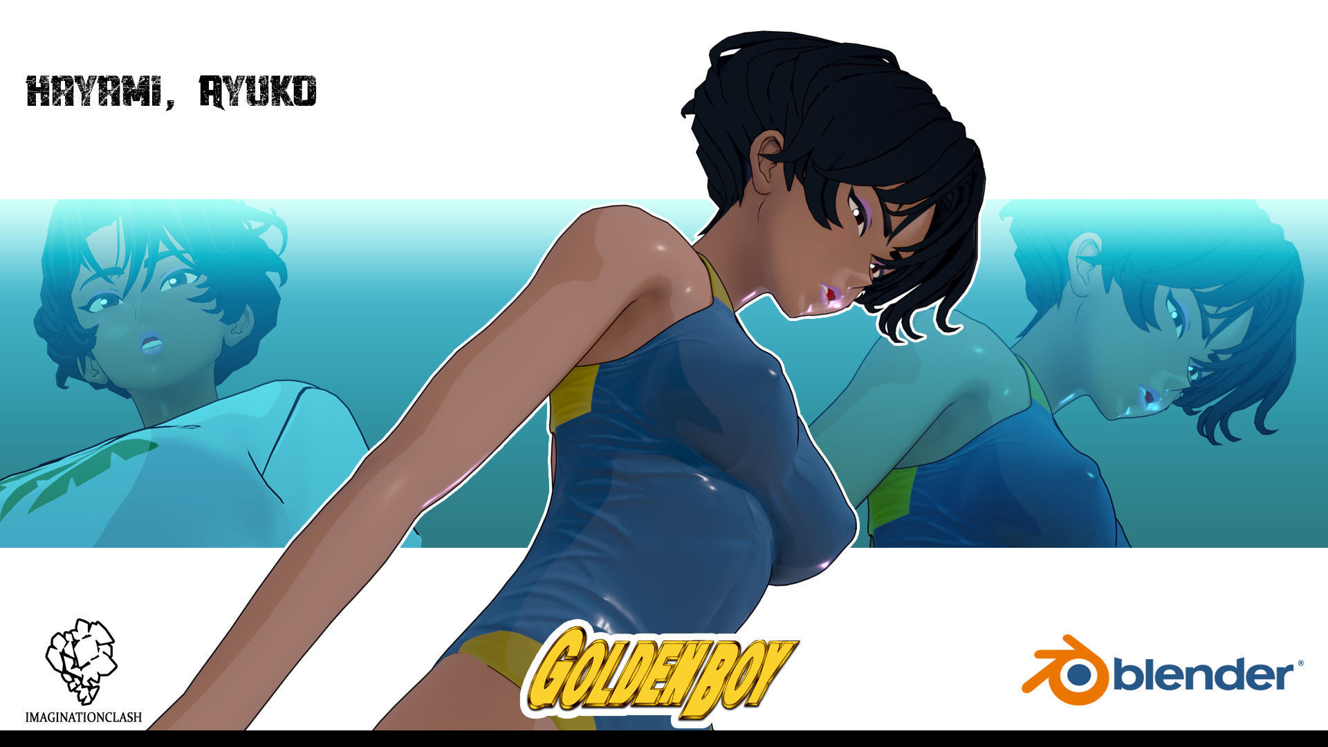 Hayami Ayuko Goldenboy 3D model_7