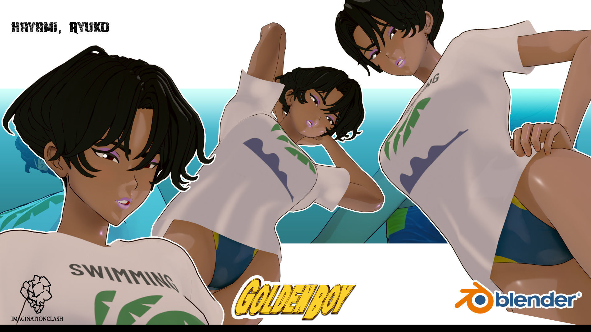 Hayami Ayuko Goldenboy 3D model_4