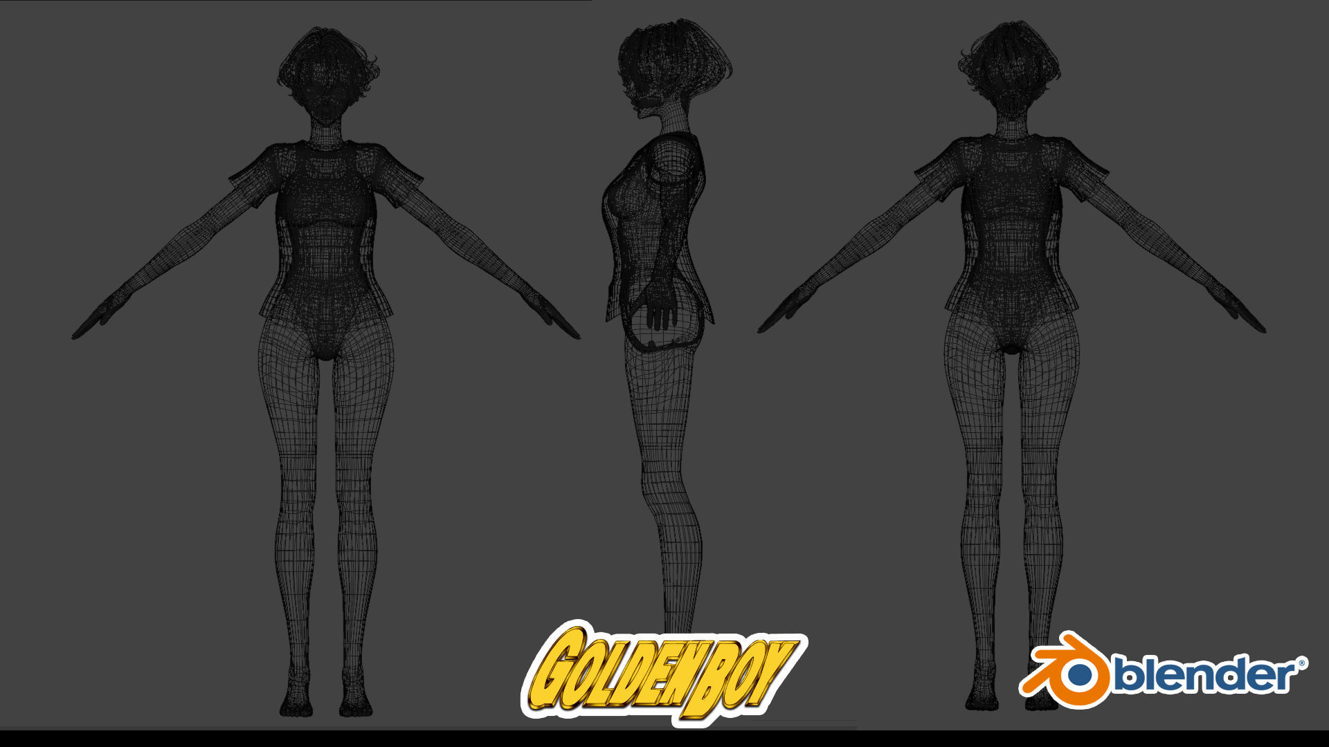 Hayami Ayuko Goldenboy 3D model_3