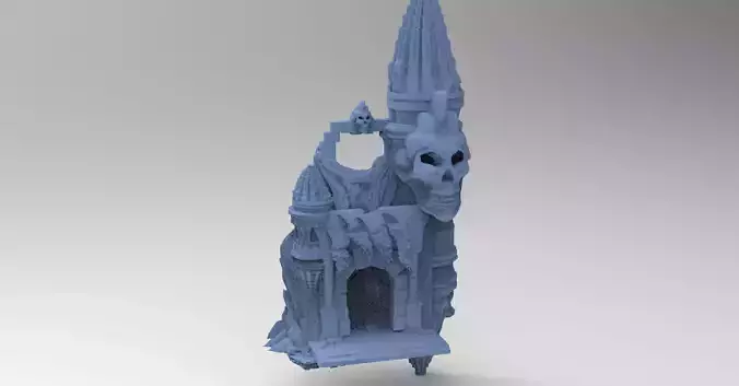 Witches wood scull tower