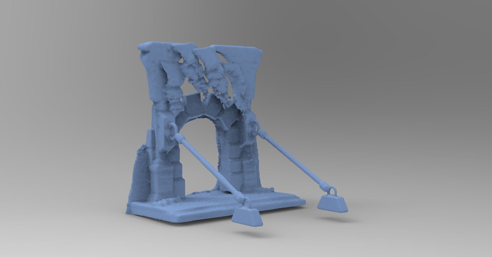 Witches Scull Ravenwood rock 3 models  3D model_2