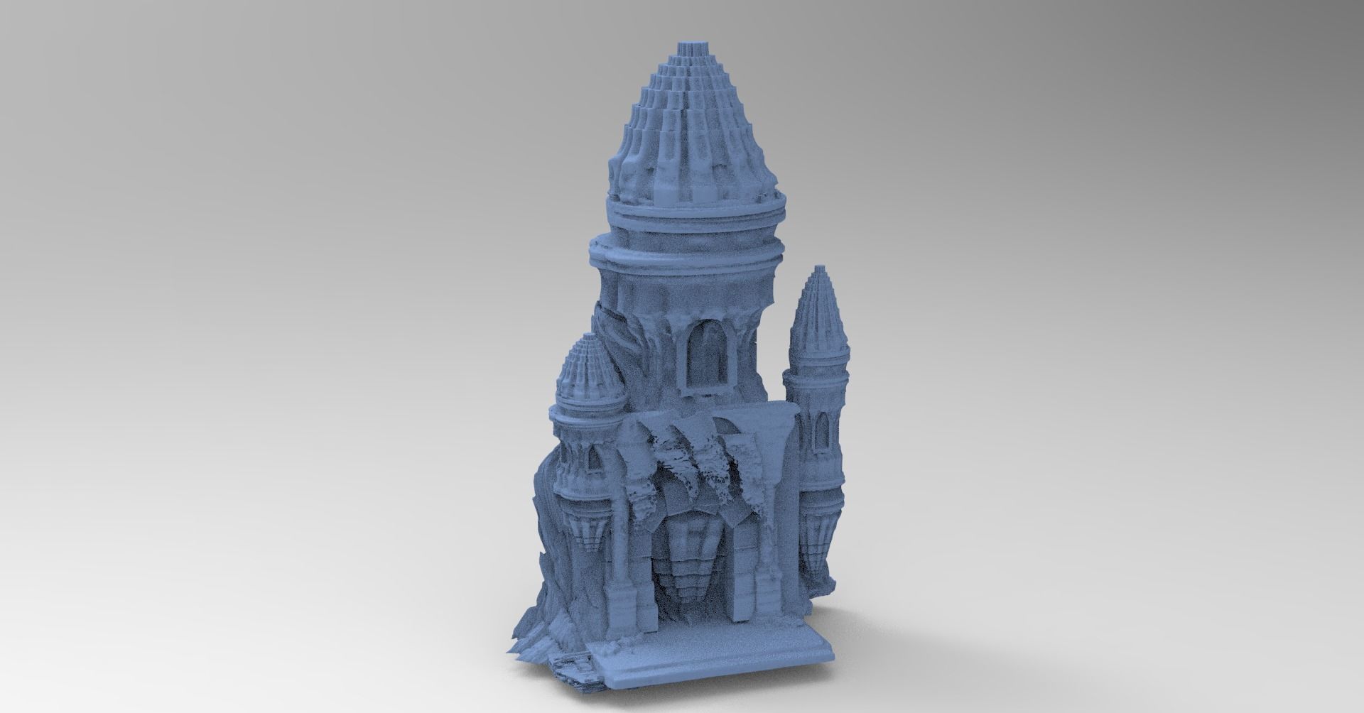 Witches Scull Ravenwood rock Collection 3D model_7