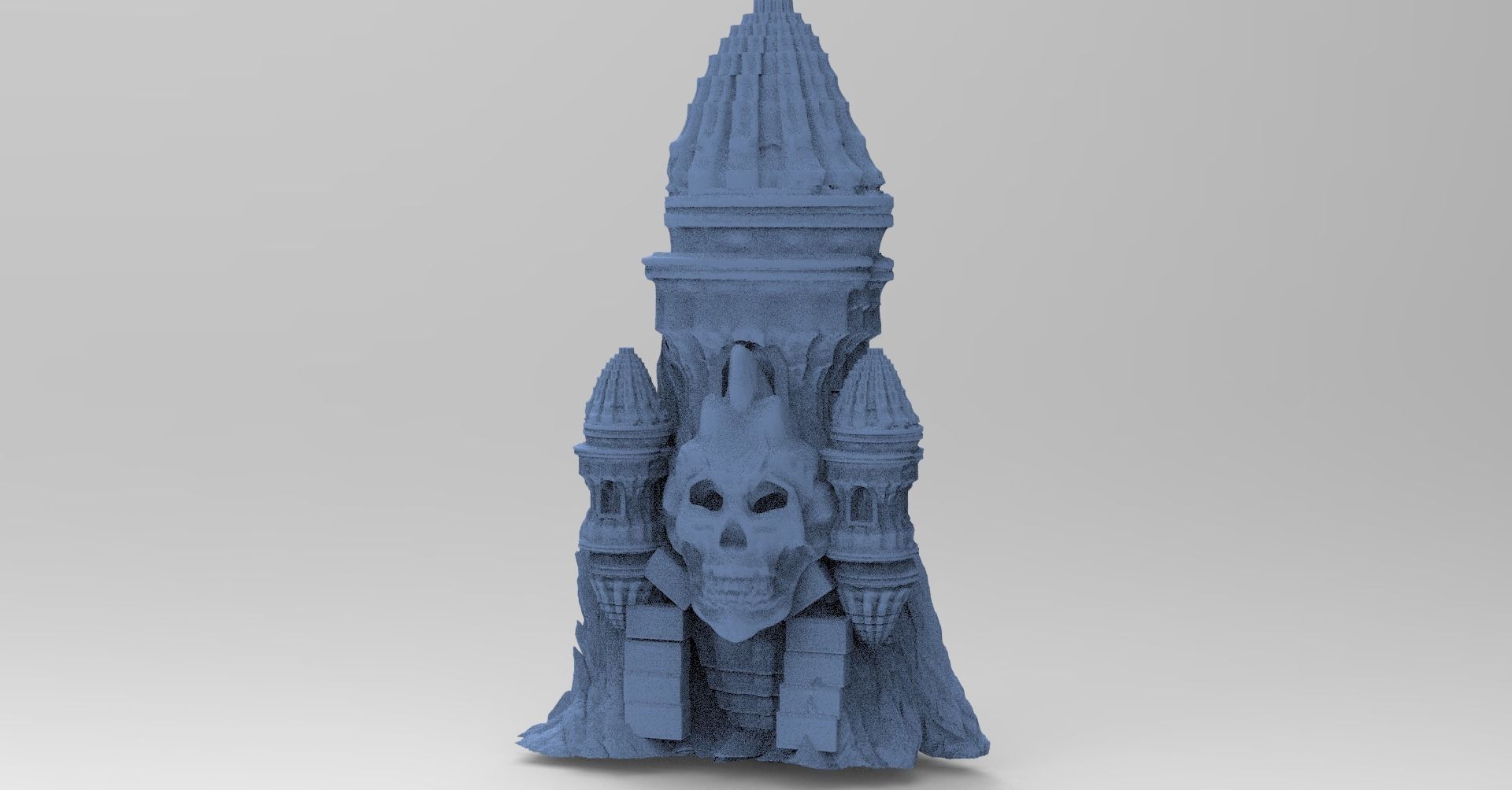 Witches Scull Ravenwood rock Collection 3D model_9