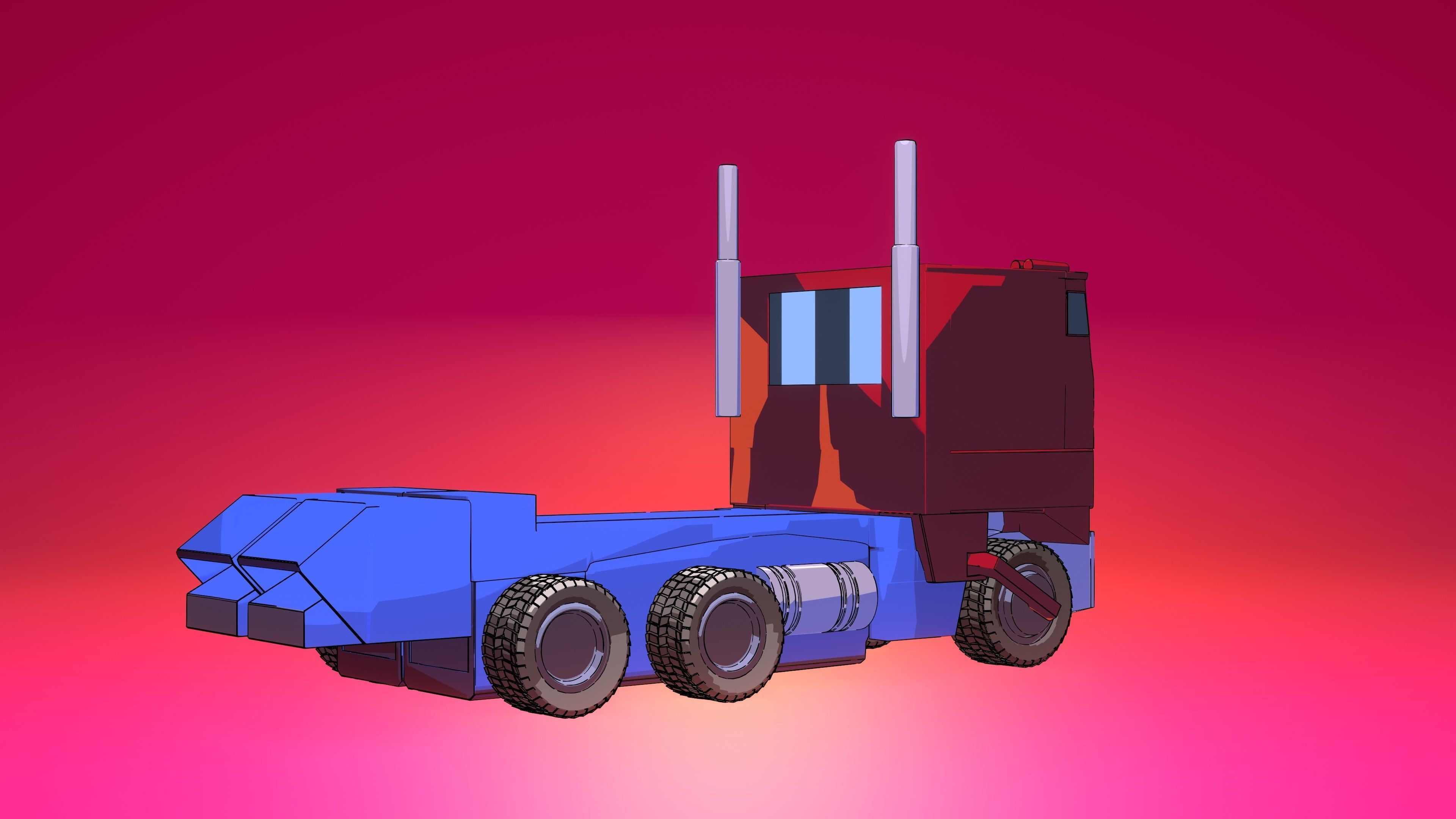 Optimus Prime G1 3D model_14