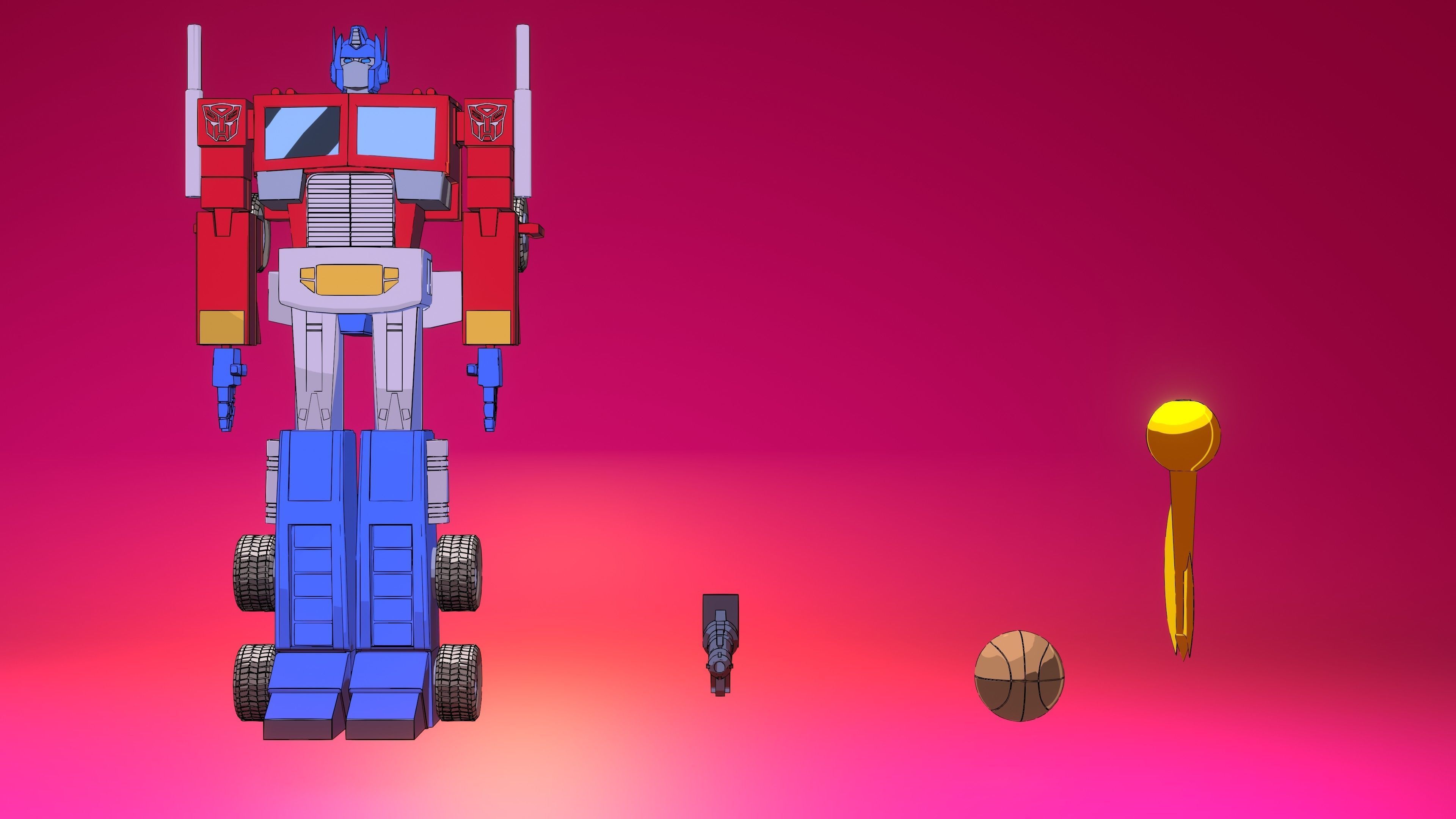 Optimus Prime G1 3D model_6