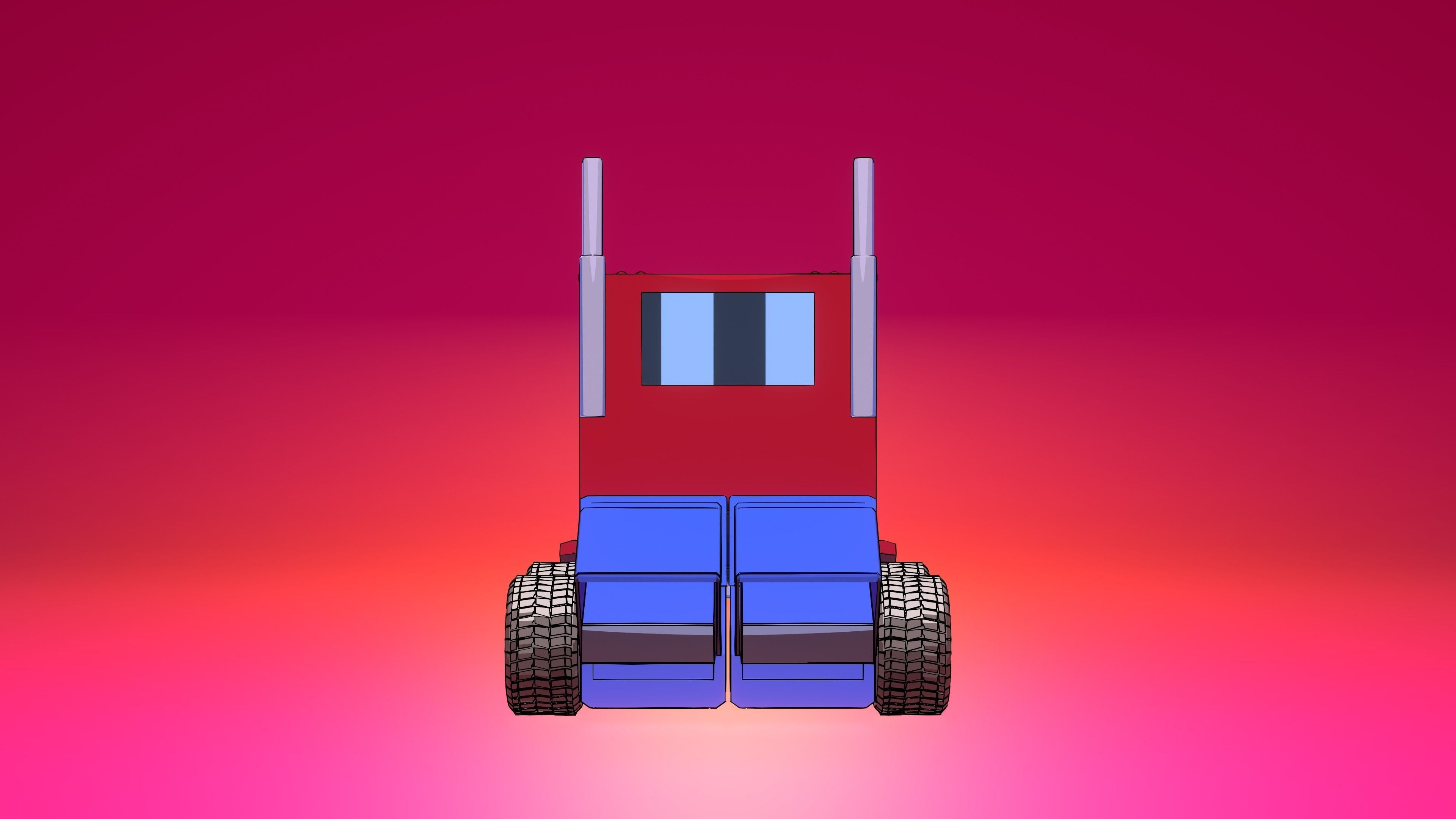 Optimus Prime G1 3D model_13