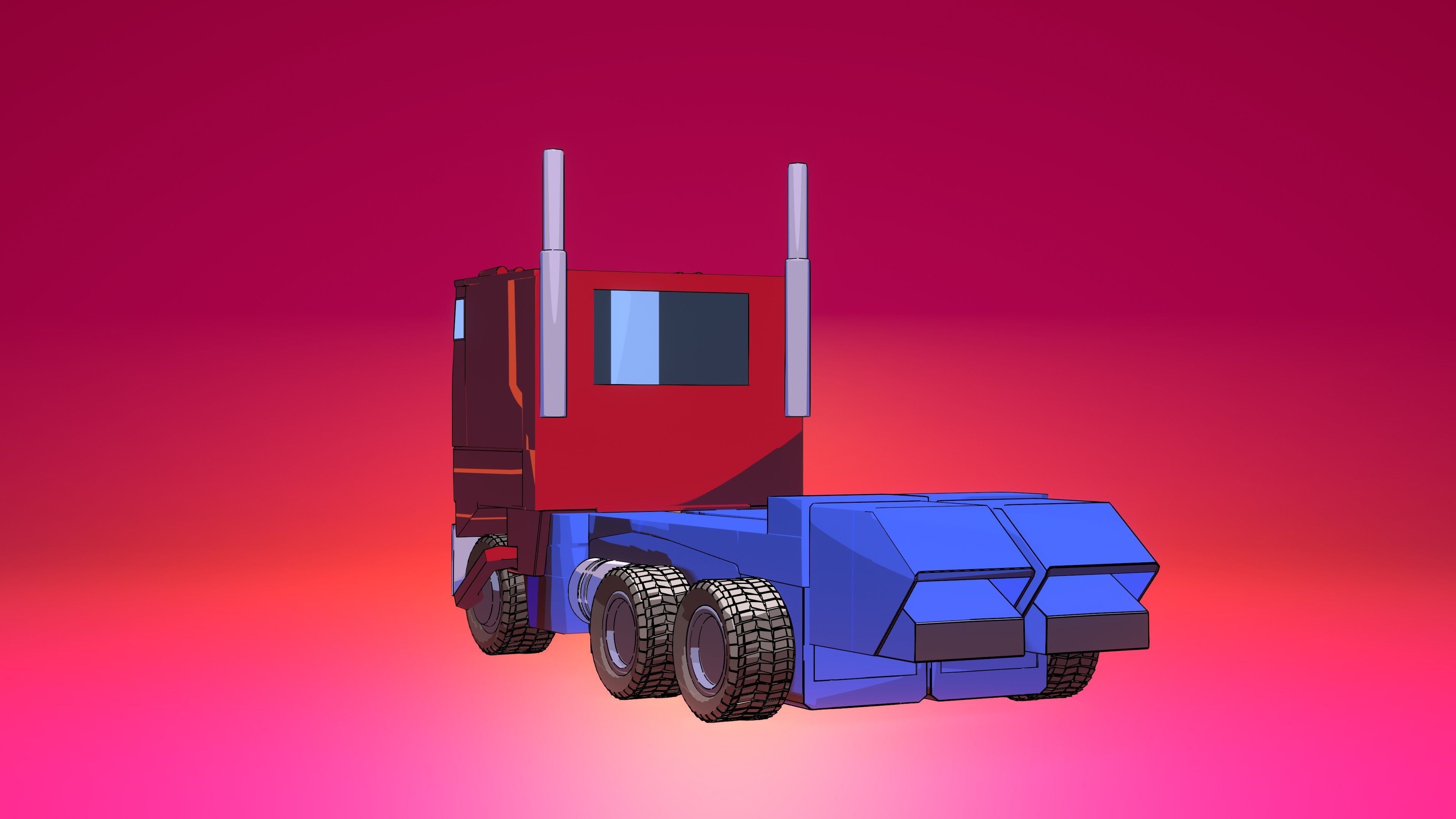 Optimus Prime G1 3D model_15