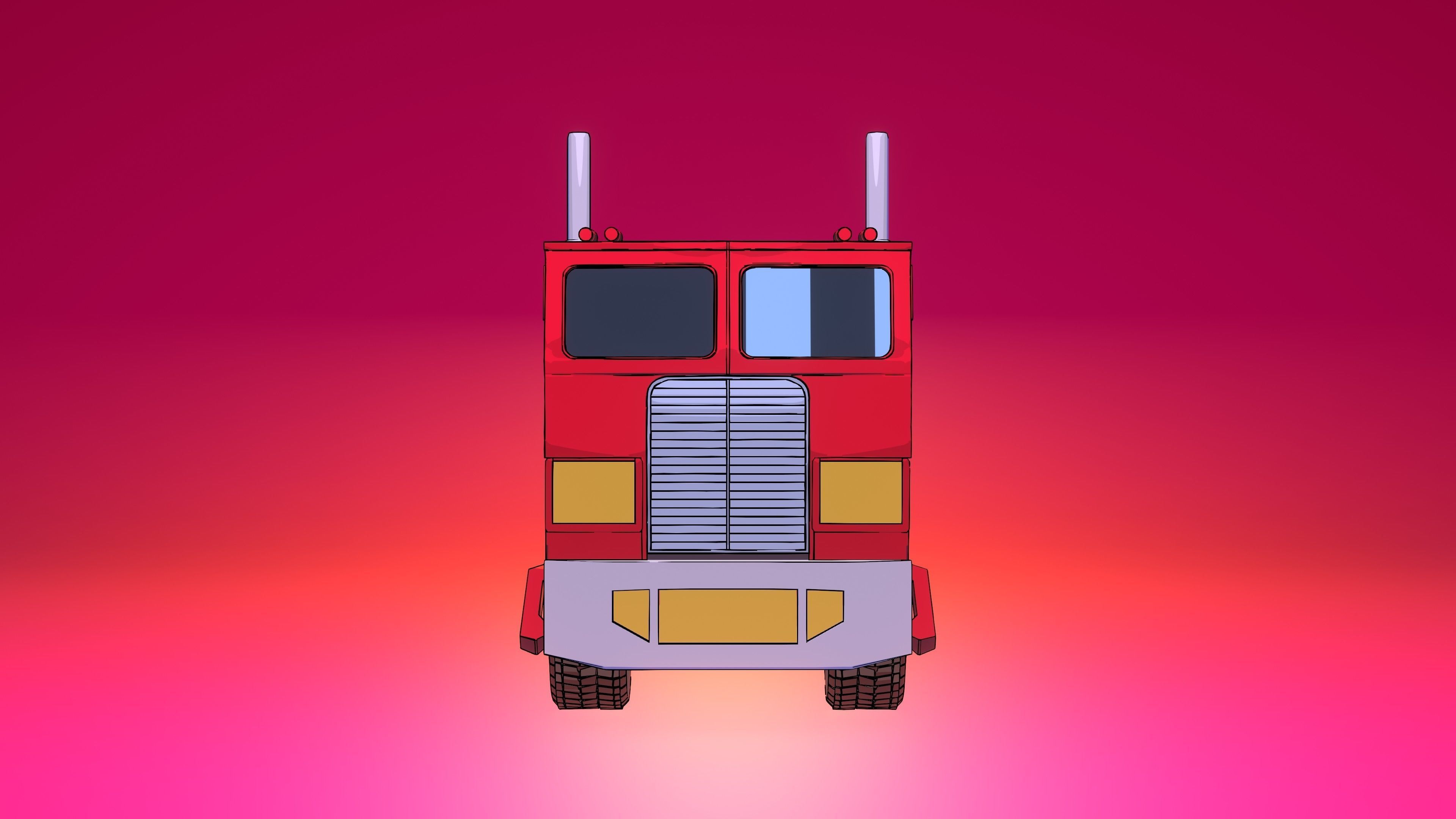 Optimus Prime G1 3D model_5