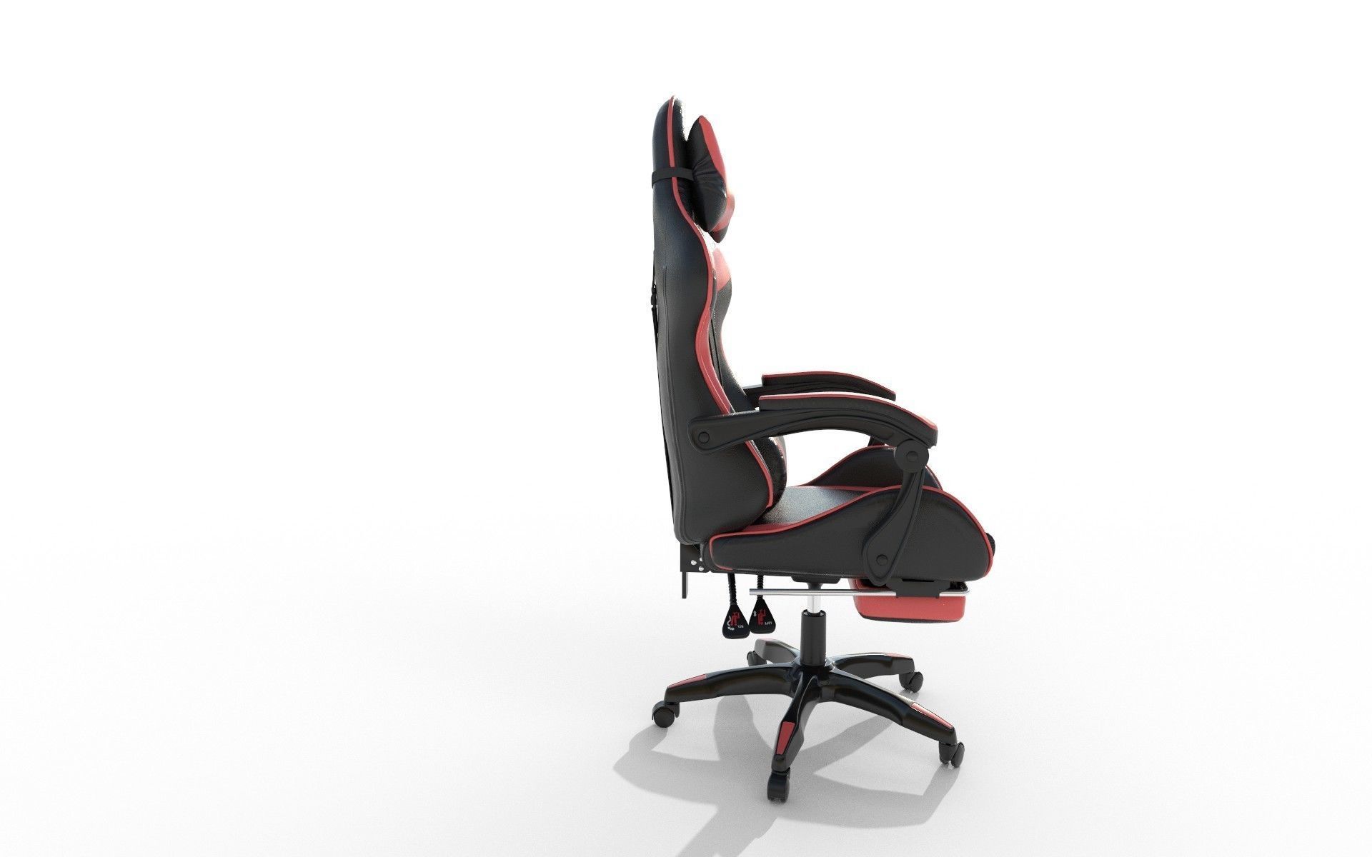 Gaming Chair Low-poly 3D model_8