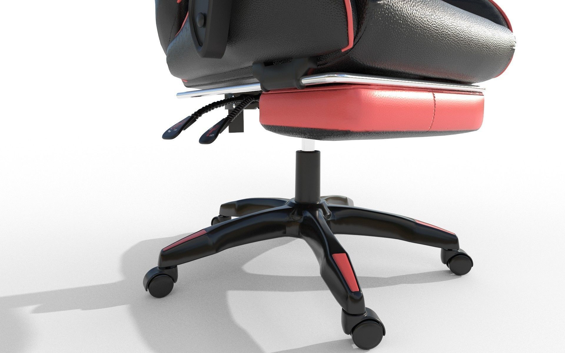 Gaming Chair Low-poly 3D model_9