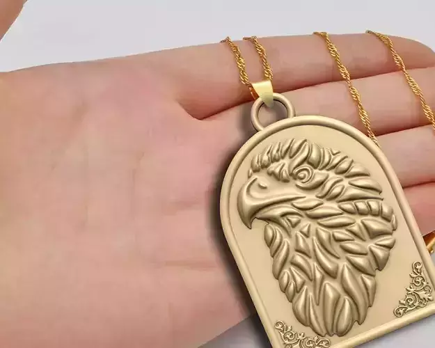 Eagle Pendant  STL Jewelry