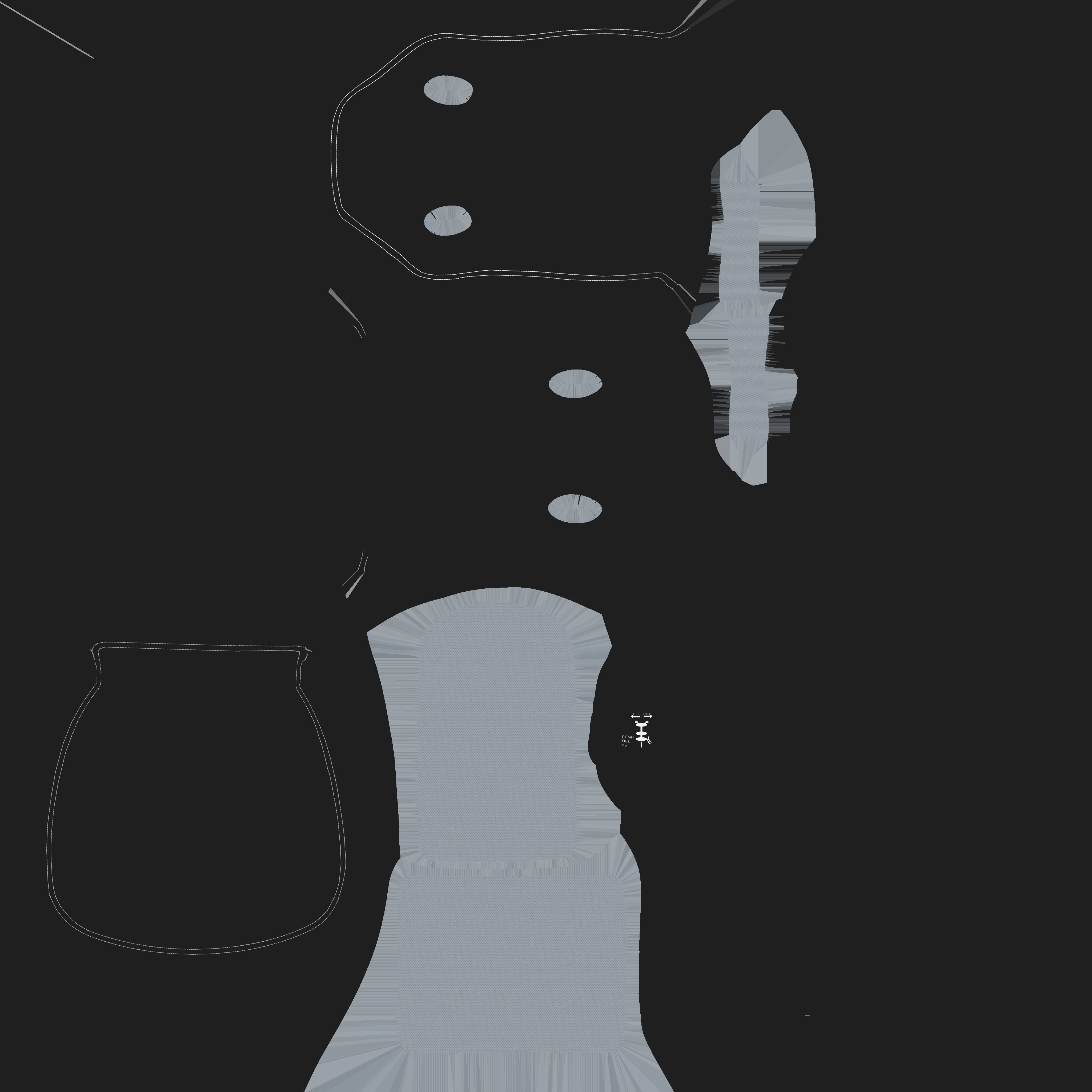 Gaming chair Low-poly 3D model_11