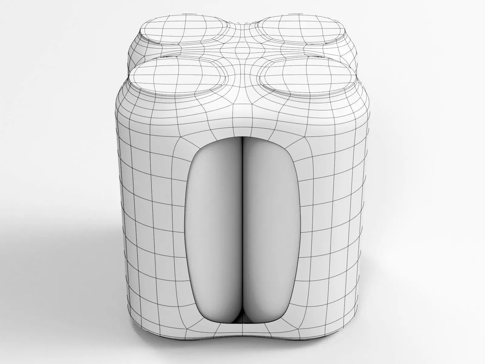 4 pack 440ml Shinkwrapped Beverage Cans 3D model 3D model_5