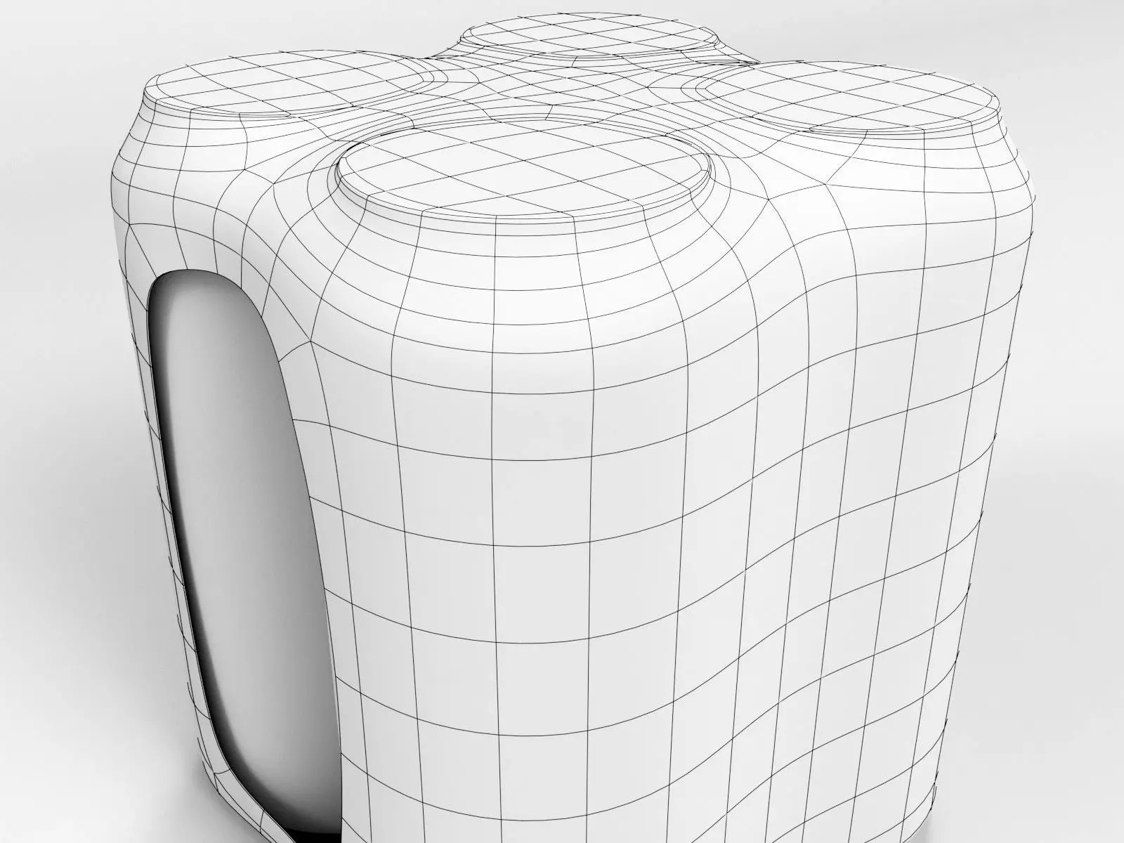 4 pack 440ml Shinkwrapped Beverage Cans 3D model 3D model_7