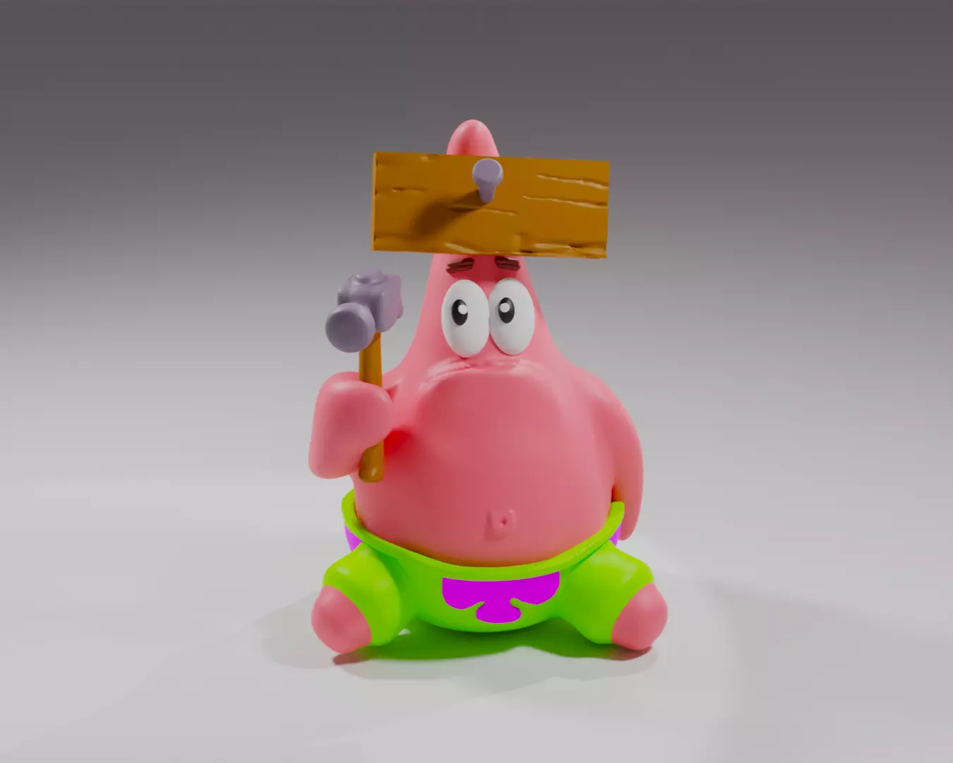 Patrick  Star from Spongebob 3D print model_0