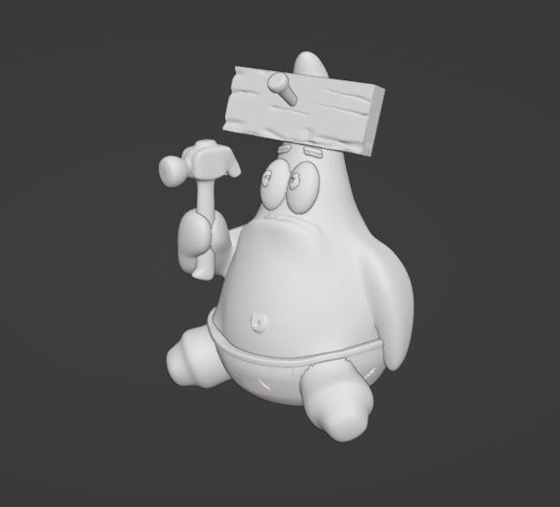 Patrick  Star from Spongebob 3D print model_1