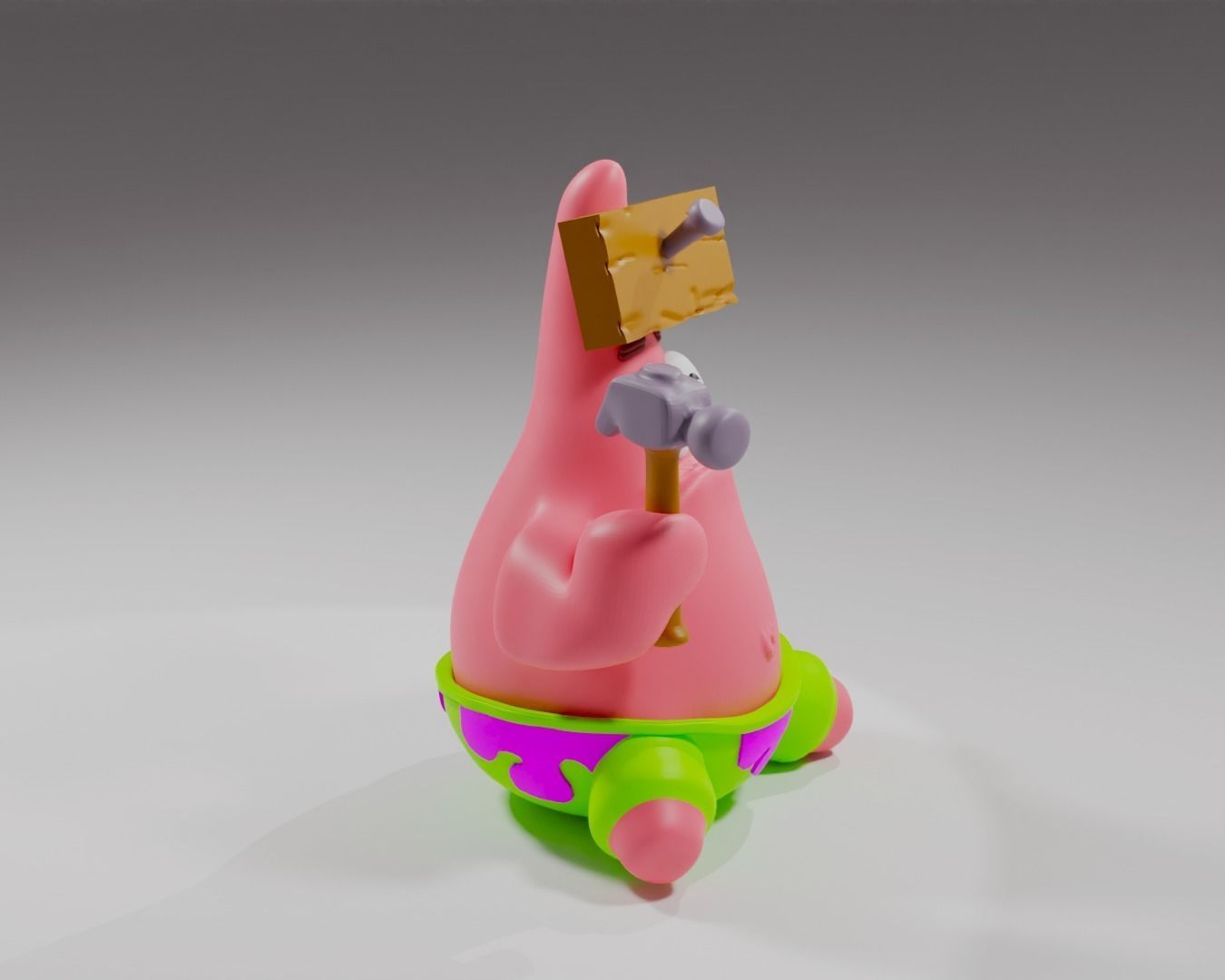 Patrick  Star from Spongebob 3D print model_8