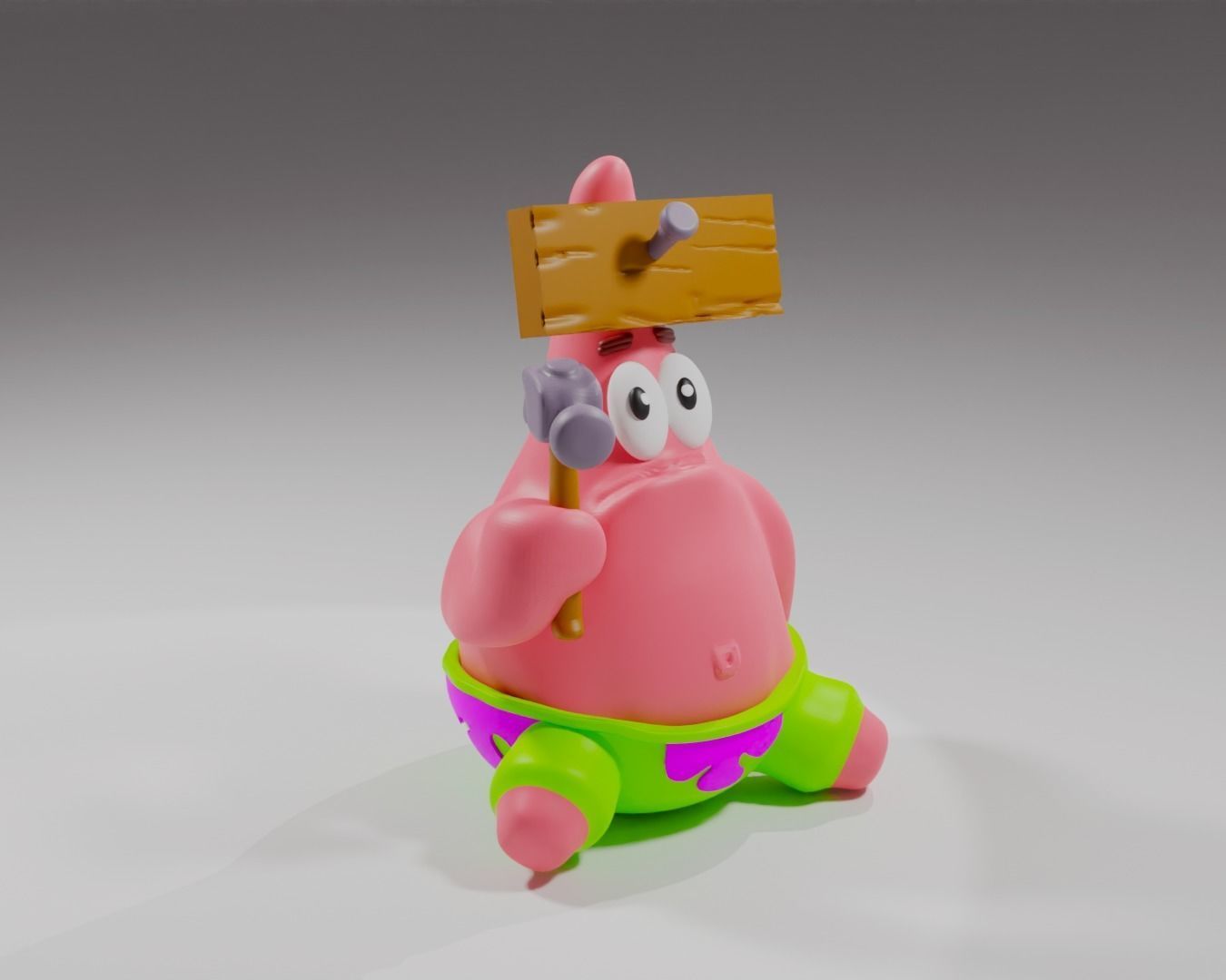 Patrick  Star from Spongebob 3D print model_10