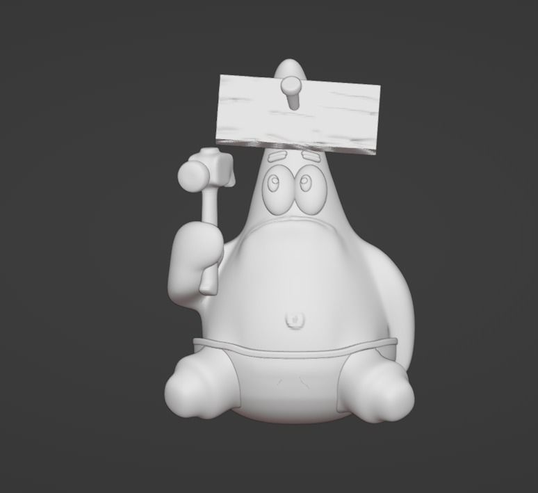 Patrick  Star from Spongebob 3D print model_2