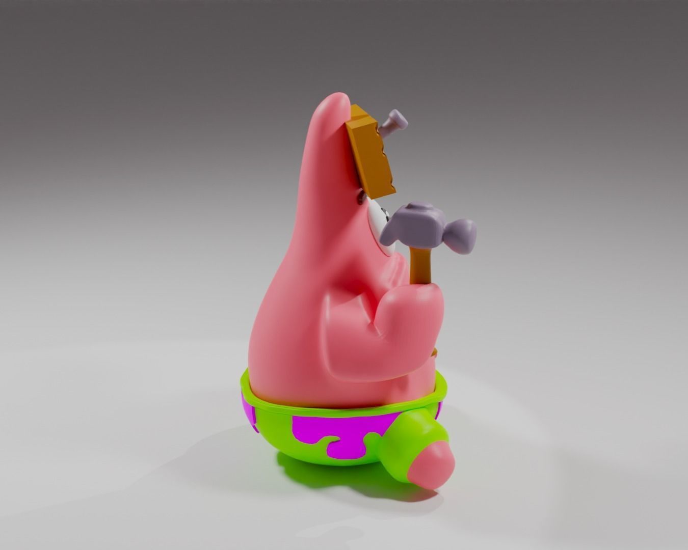 Patrick  Star from Spongebob 3D print model_11