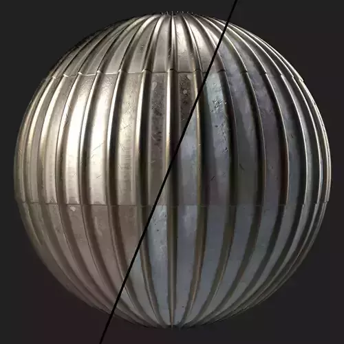 Roof Tile Materials 99- Metal Roofing By Snow - Sbsar Pbr 4k