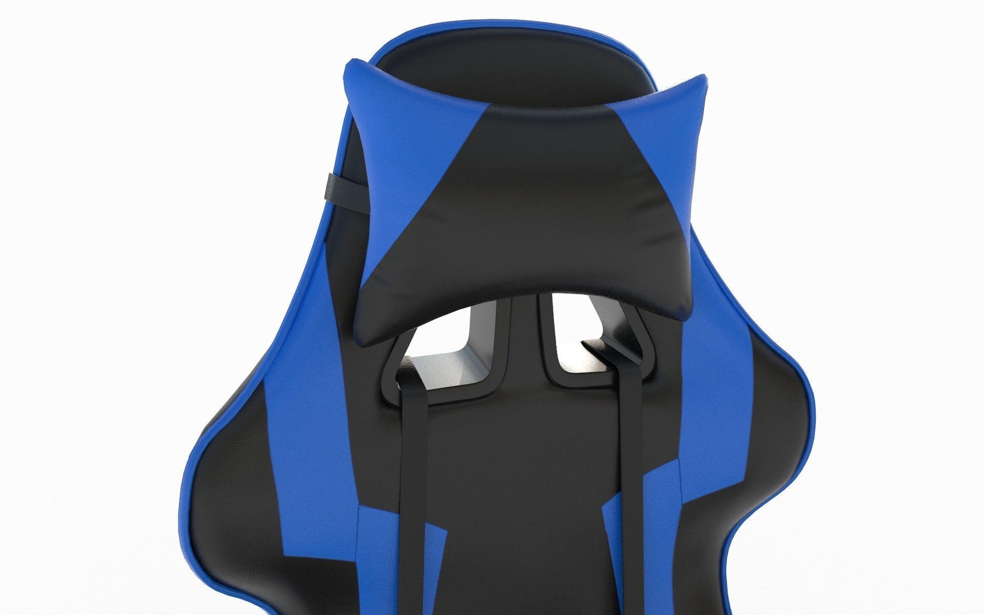 Gaming chair Low-poly 3D model_2