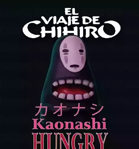 Kaonashi Hungry - Ghibli 3D print model 3D print model