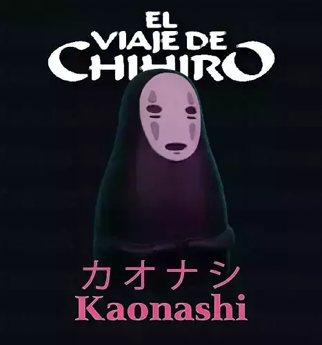Kaonashi - Ghibli 3D print model 3D print model