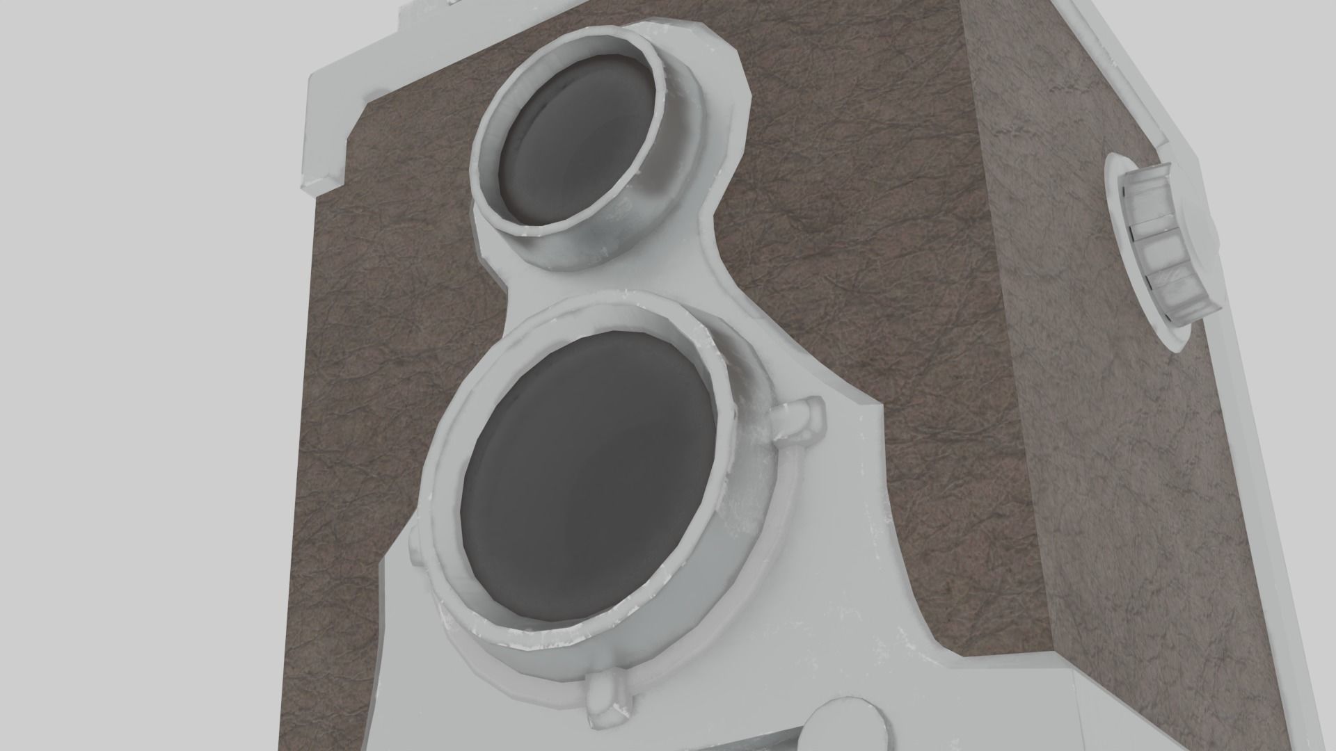 Kamera Low-poly 3D model_16