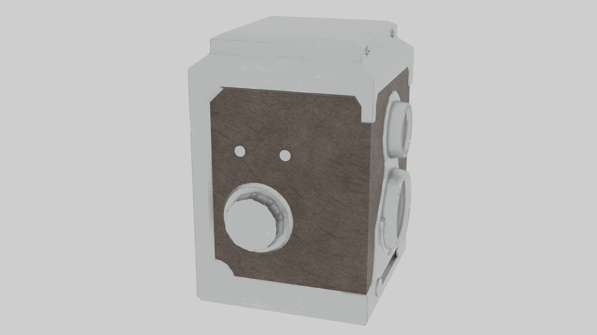 Kamera Low-poly 3D model_5