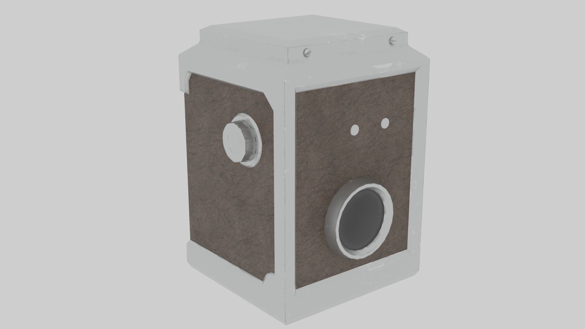 Kamera Low-poly 3D model_7