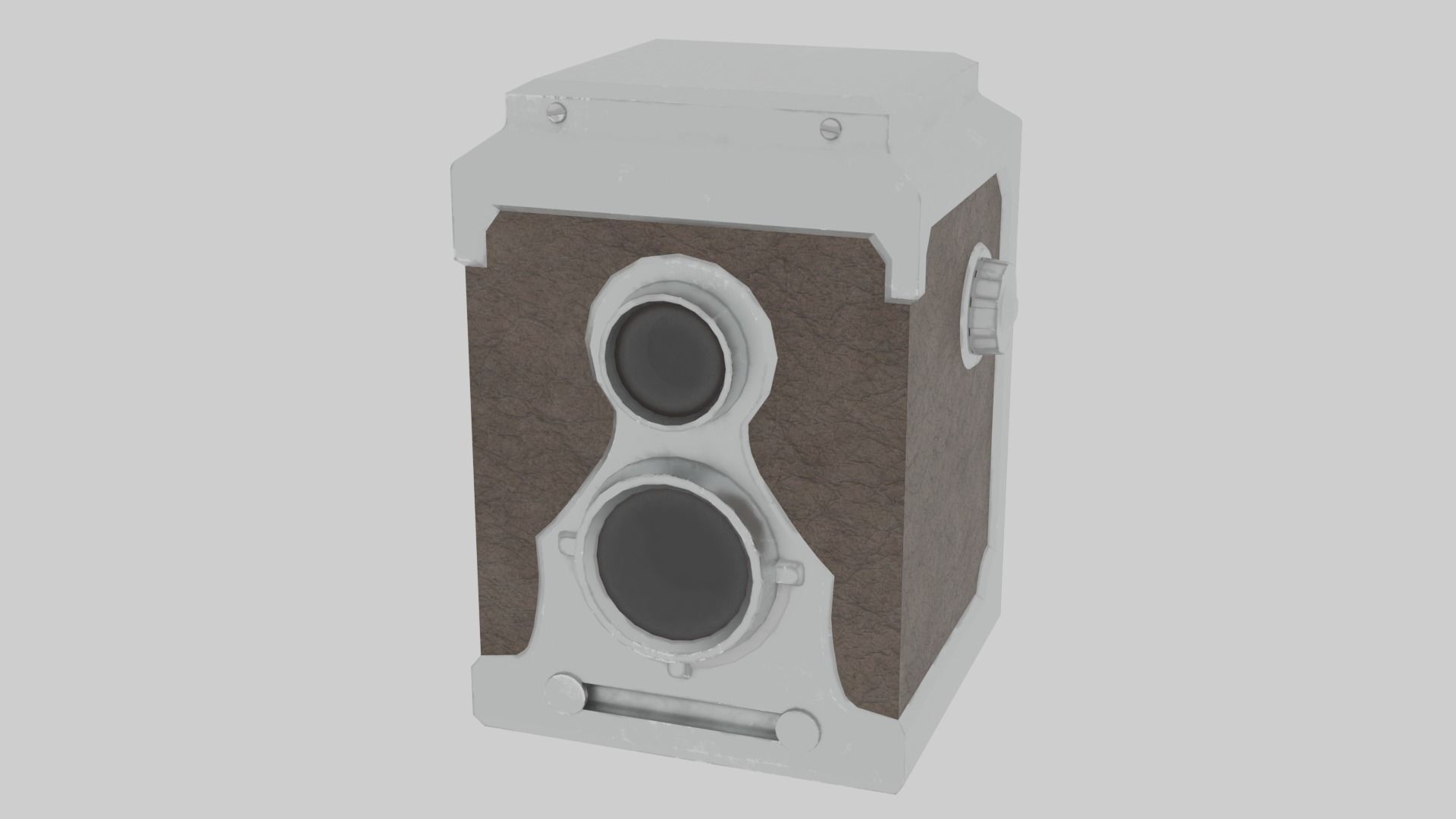 Kamera Low-poly 3D model_9