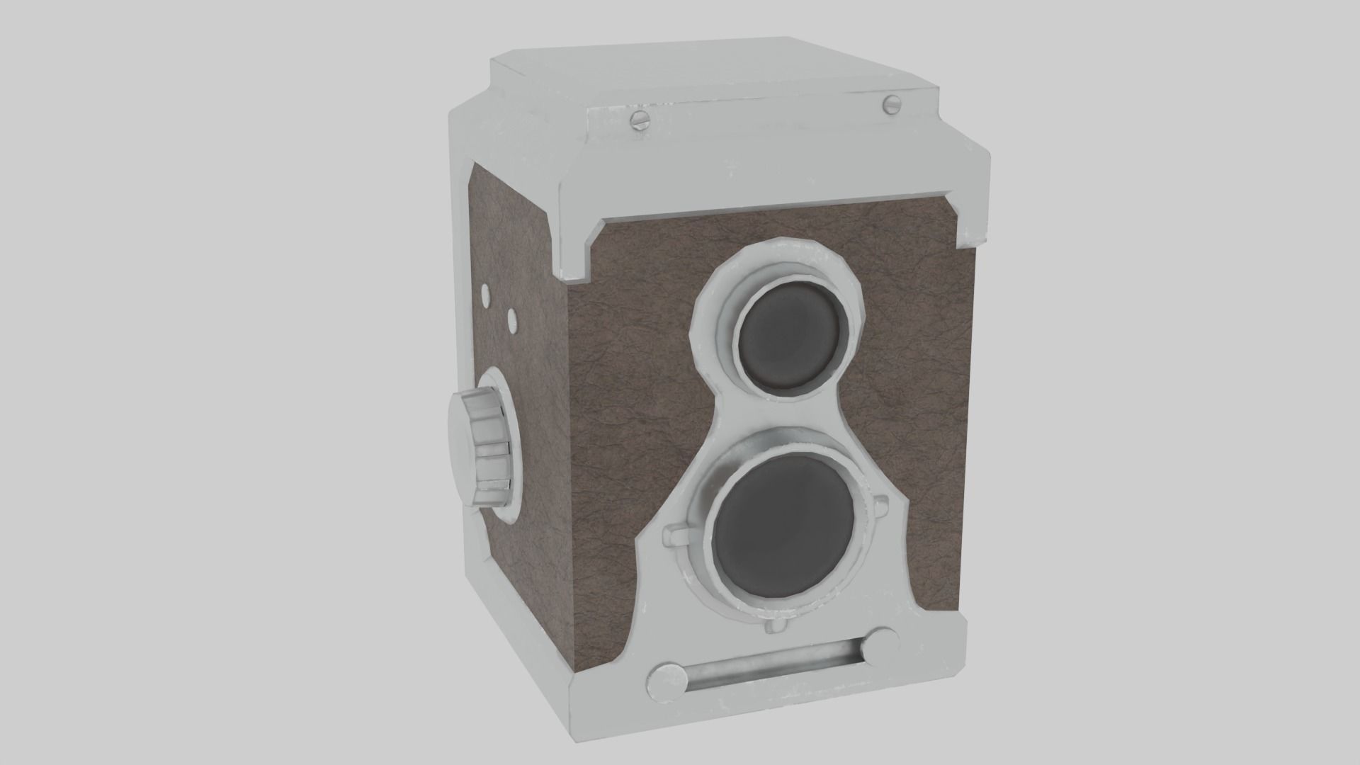 Kamera Low-poly 3D model_4